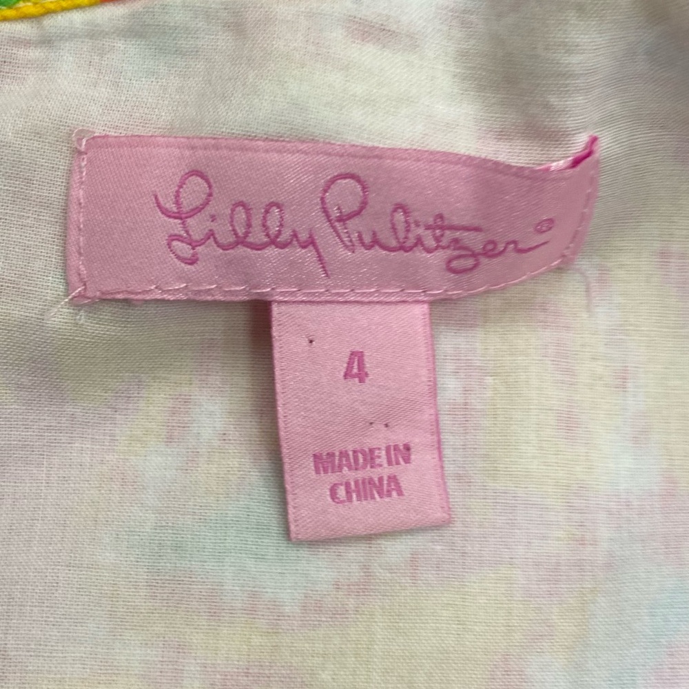 Lilly Pulitzer Ember Shift Skeeveless Multicolor Sheath Lace Dress size 4 - Picture 7 of 8